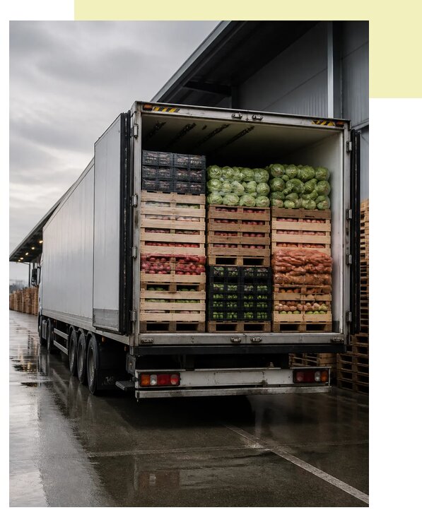 Перевозка плодоовощной продукции в Курчатов по цене от 5094 р. | Агросервис-Крч
