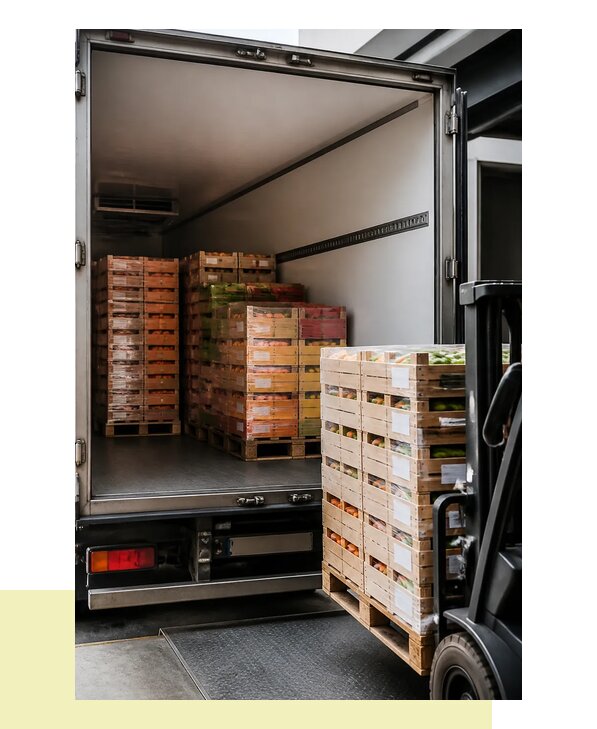 Перевозка сельхозпродукции на паллетах с доставкой в Курчатов