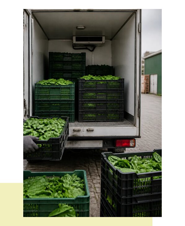 Перевозка шпината в Курчатов с сохранением свежести продукции